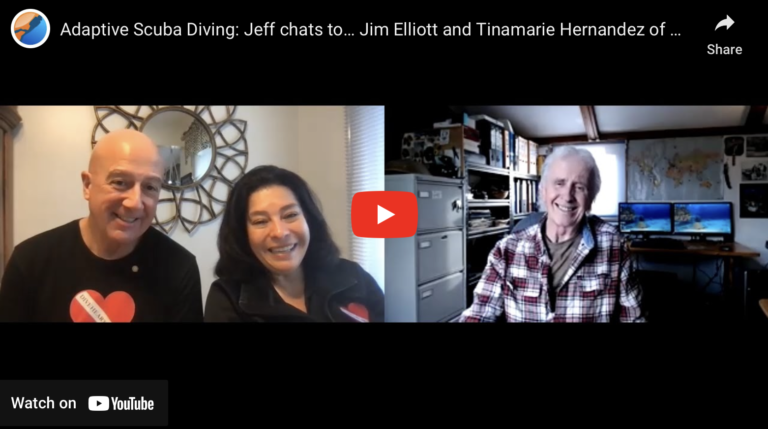 Jeff of Scubaverse chats to Jim and Tinamarie of Diveheart