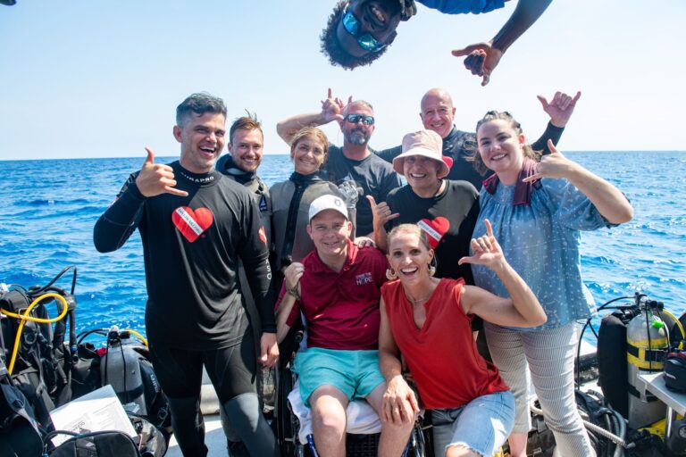 Diveheart Assists in Surprise Shark Dive